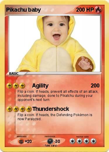 Pokemon Pikachu baby