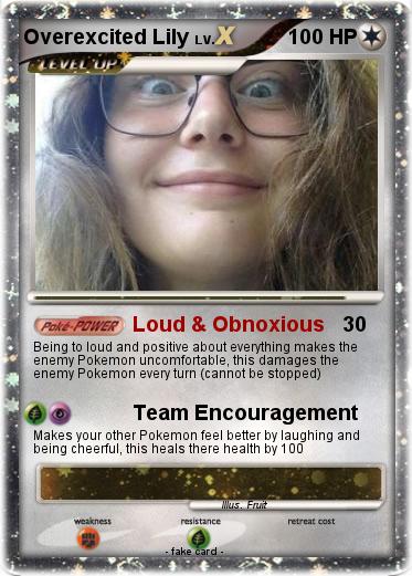 Pokemon Overexcited Lily