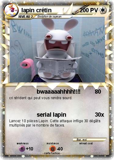 Pokemon lapin crétin