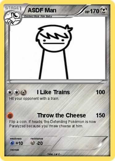 Pokemon ASDF Man