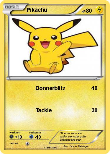 Pokemon Pikachu
