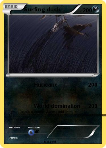 Pokemon Surfing duck