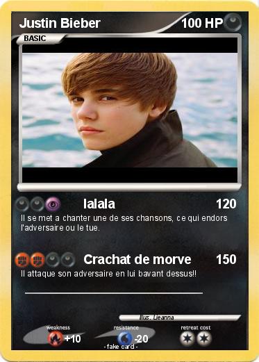Pokemon Justin Bieber