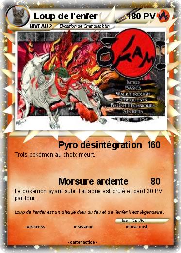 Pokemon Loup de l'enfer
