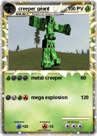 Pokemon creeper géant