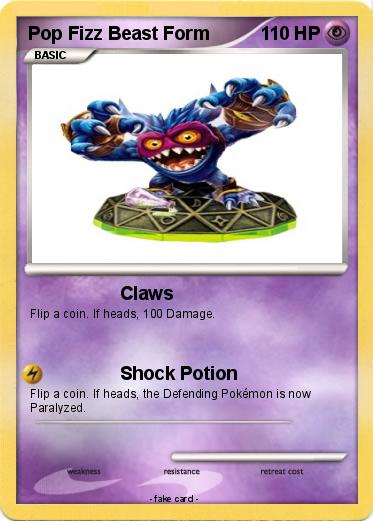 Pokemon Pop Fizz Beast Form