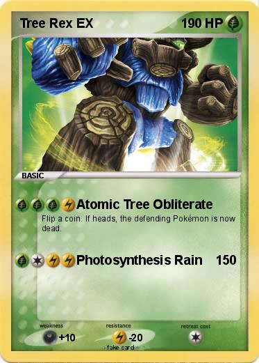 Pokemon Tree Rex EX