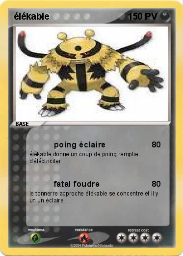 Pokemon élékable