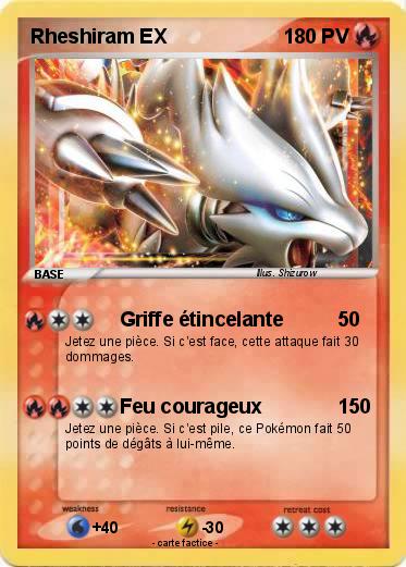 Pokemon Rheshiram EX