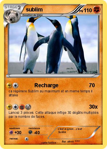 Pokemon sublim