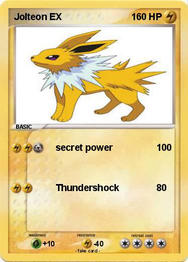 Pokemon Jolteon EX