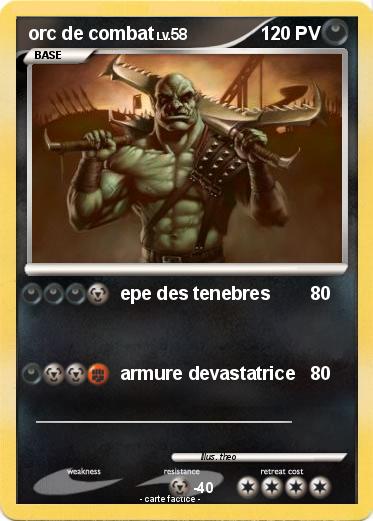 Pokemon orc de combat