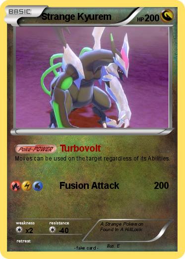 Pokemon Strange Kyurem
