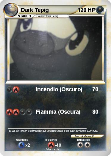 Pokemon Dark Tepig