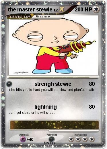 Pokemon the master stewie