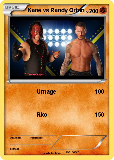 Pokemon Kane vs Randy Orton