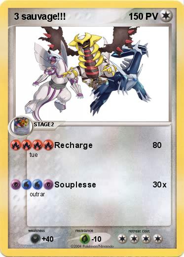 Pokemon 3 sauvage!!!