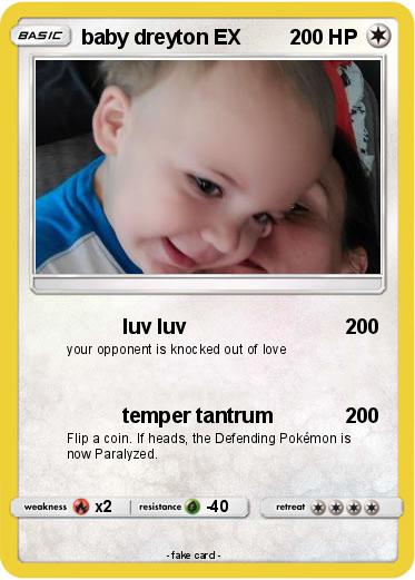 Pokemon baby dreyton EX