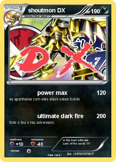 Pokemon shoutmon DX