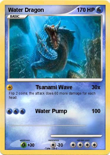 Pokemon Water Dragon