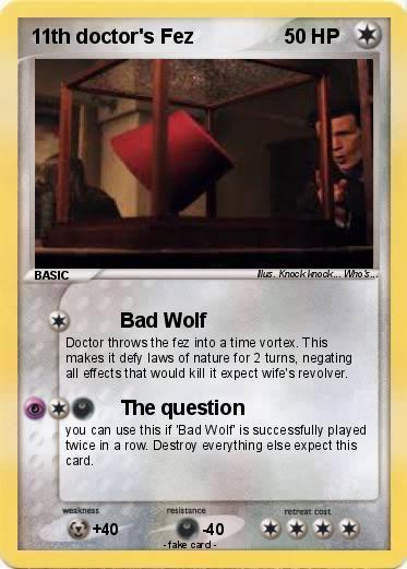 Pokemon 11th doctor's Fez