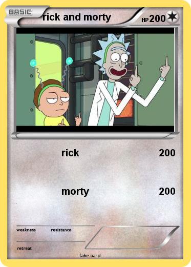 Pokemon rick and morty