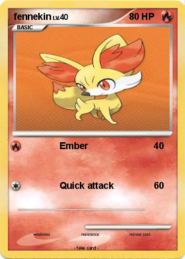 Pokemon fennekin