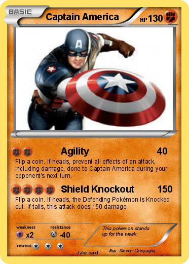 Pokemon Captain America