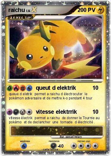 Pokemon raichu