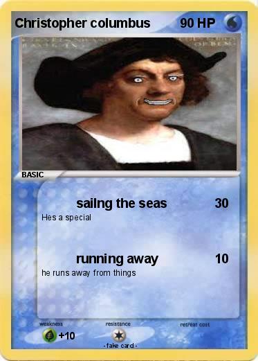 Pokémon Christopher columbus 125 125 - sailng the seas - My Pokemon Card