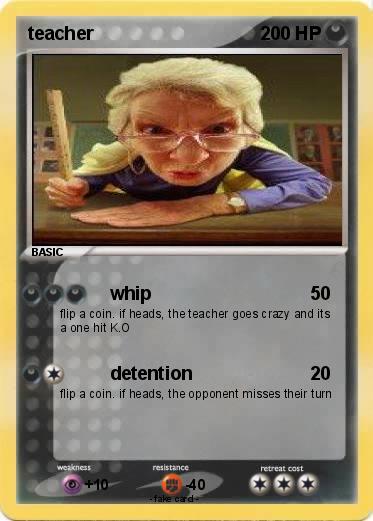 Pokemon teacher