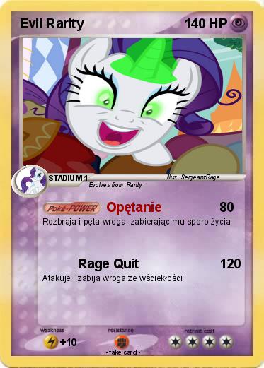 Pokemon Evil Rarity