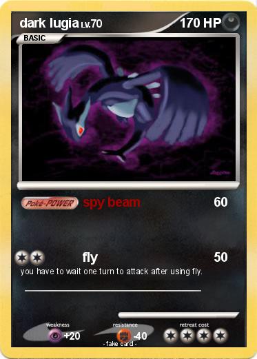 Pokemon dark lugia