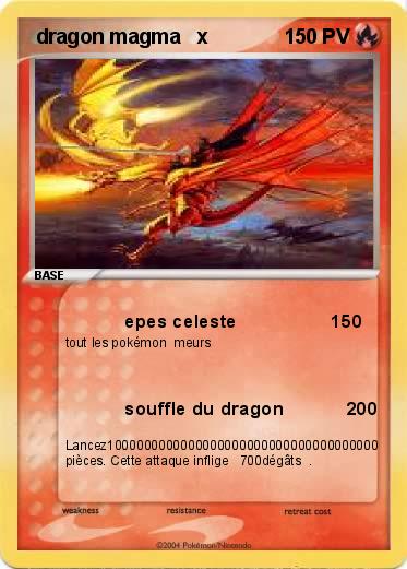 Pokemon  dragon magma   x