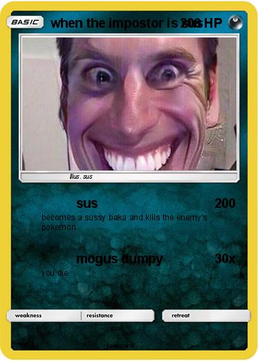 Pokemon when the impostor is sus