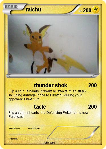Pokemon raichu