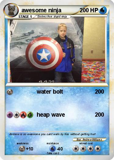 Pokemon awesome ninja