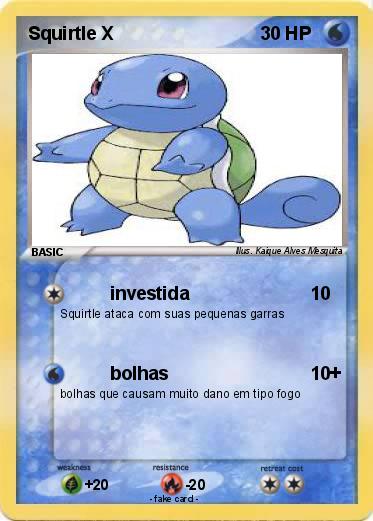 Pokemon Squirtle X