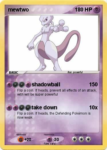 Pokemon mewtwo