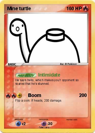 Pokemon Mine turtle