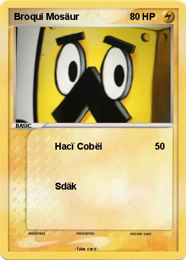 Pokemon Broquî Mosäur