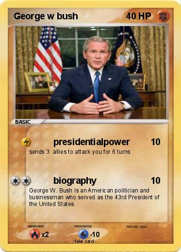 Pokemon George w bush