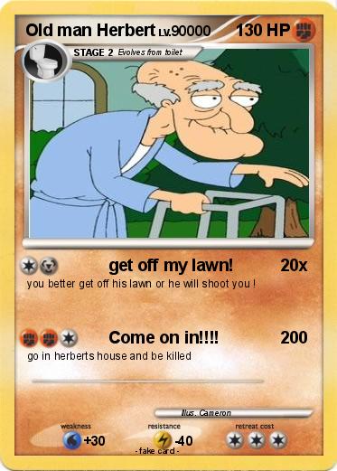 Pokemon Old man Herbert