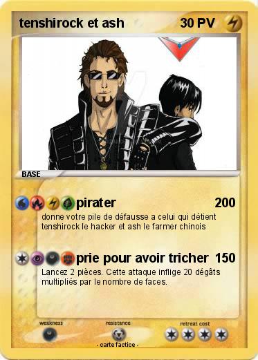 Pokemon tenshirock et ash