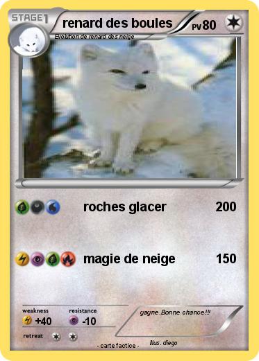 Pokemon renard des boules