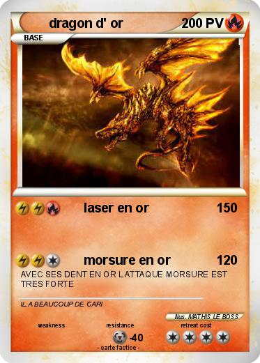 Pokemon dragon d' or