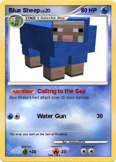 Pokemon Blue Sheep