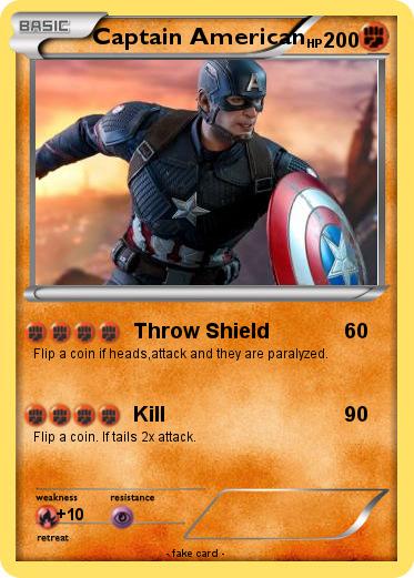 Pokemon Captain American