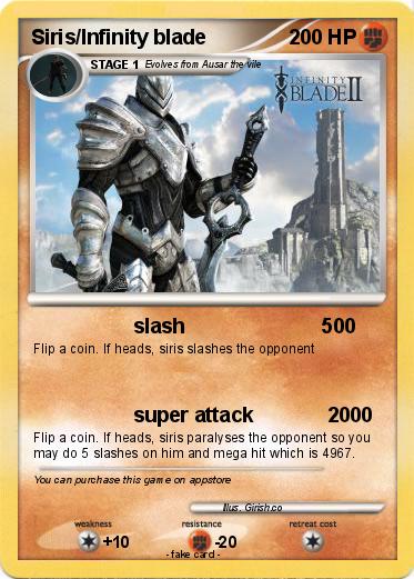 Pokemon Siris/Infinity blade