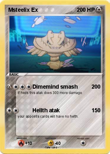 Pokemon Msteelix Ex